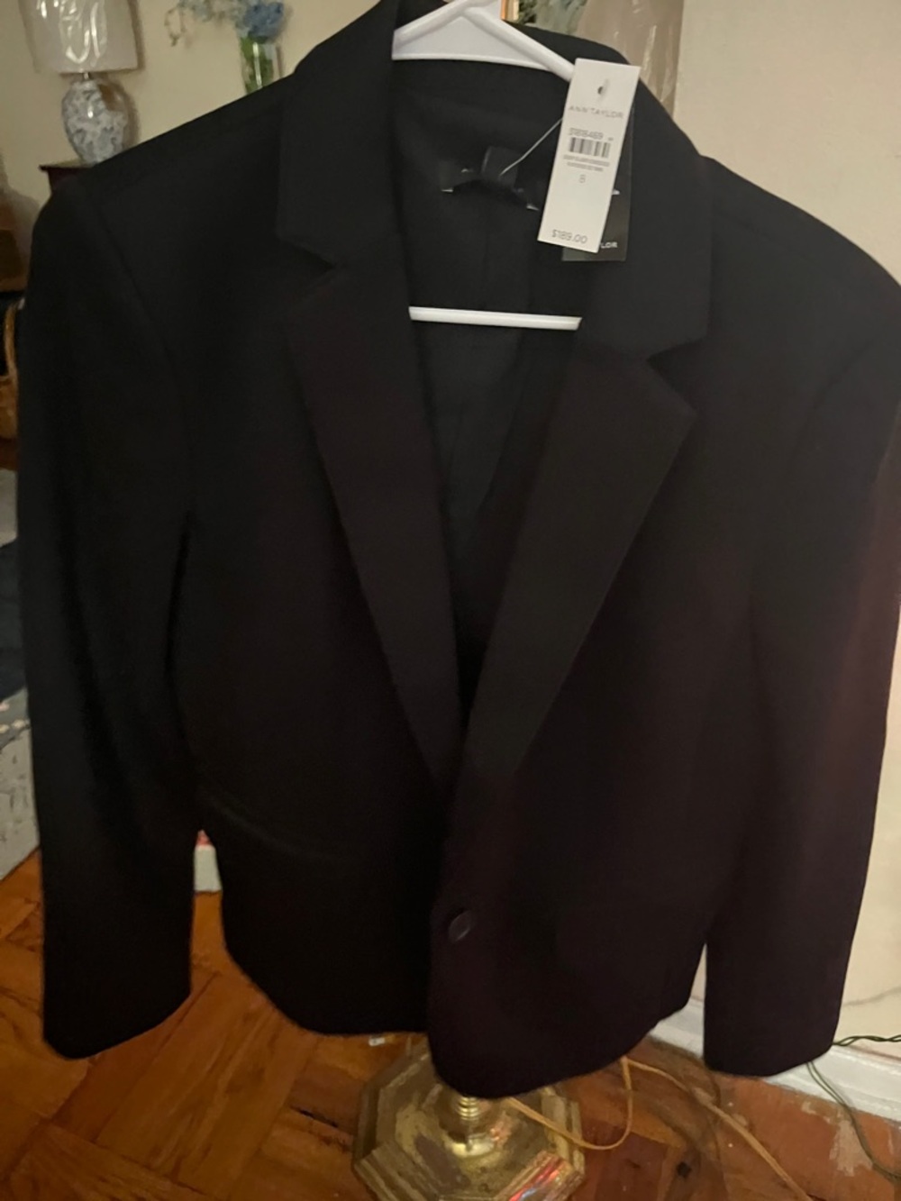 Ann Taylor Black Classic Single-Button Blazer